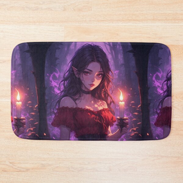 Item preview, Vampire with a candle in a forest designed and sold by ArtsJulian.
