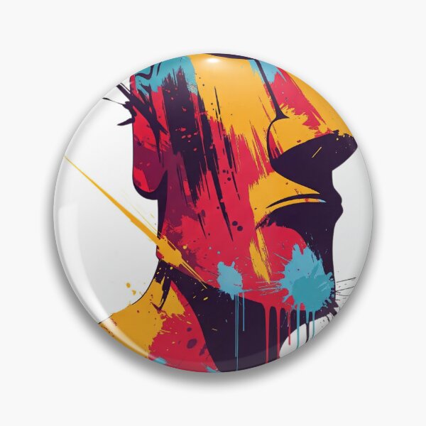 Item preview, Moai Head Graffiti Splash Art designed and sold by ScapeCraft.
