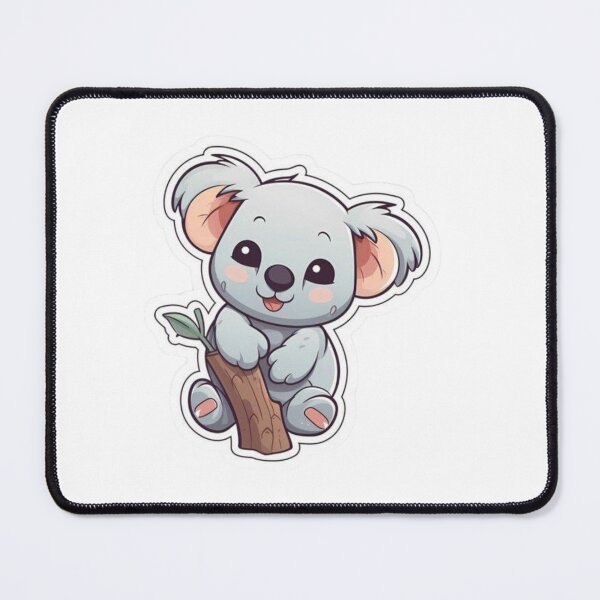 Item preview, Cute Koala Sticker – Kawaii Cartoon Animal on Tree Branch designed and sold by ZYNORAworld.
