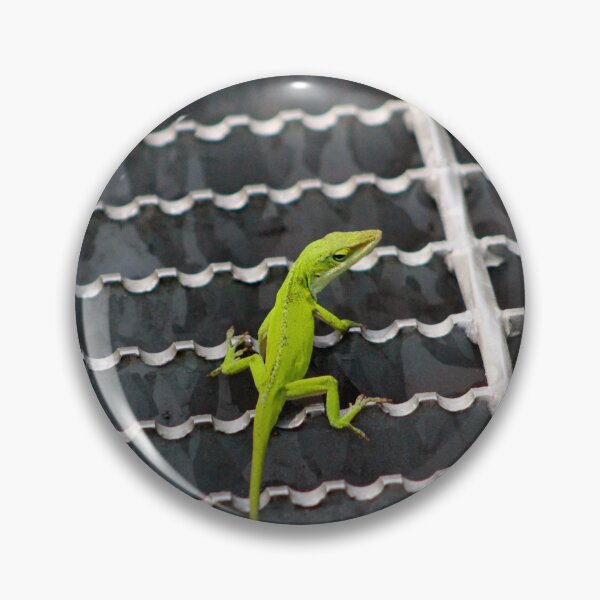 Item preview, Green Lizard On Metal Grate designed and sold by Cynthia48.