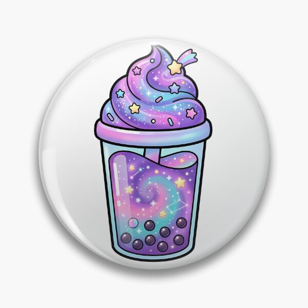 Item preview,  Galaxy Boba Tea – Cosmic Bubble Tea Aesthetic Illustration designed and sold by BobaBunny76.