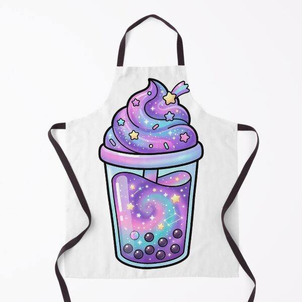Item preview,  Galaxy Boba Tea – Cosmic Bubble Tea Aesthetic Illustration designed and sold by BobaBunny76.