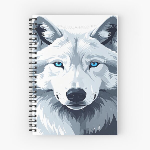 Item preview, White Wolf Portrait – Minimalist Arctic Wolf Design designed and sold by SpeedProduction.