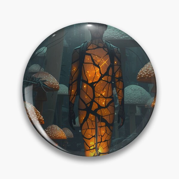 Item preview, Glowing Fractured Man designed and sold by UnRealS.