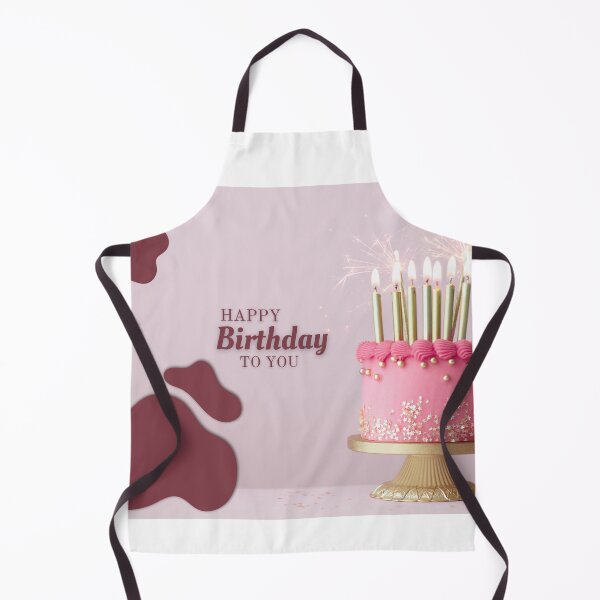 Aperçu de l'œuvre Pink Birthday Cake with Sparkling Candles créée et vendue par FunSticky14.