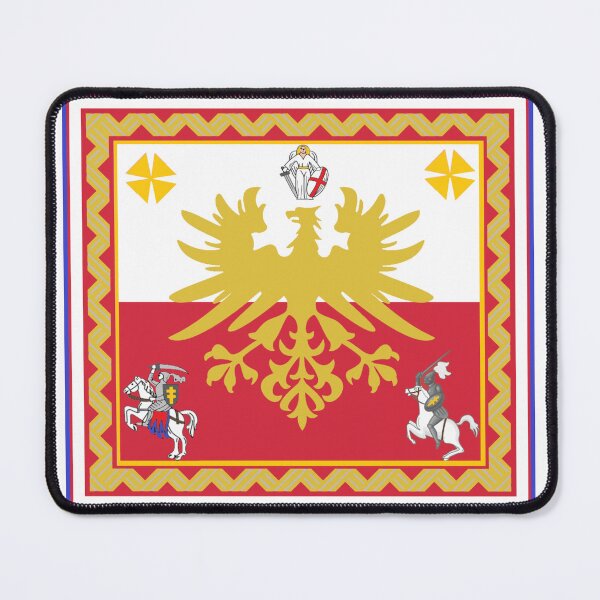 Item preview, Greater Poland Flag with National Symbols | Polish Heritage and History designed and sold by Based History.