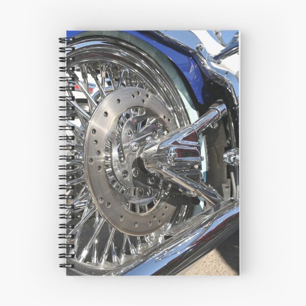 Item preview, Shine of a motorcycles chrome wheel, original photography designed and sold by studio838.