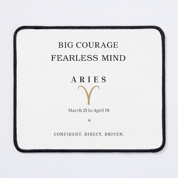 Item preview, ARIES: BIG COURAGE. FEARLESS MIND designed and sold by KittyKatto.