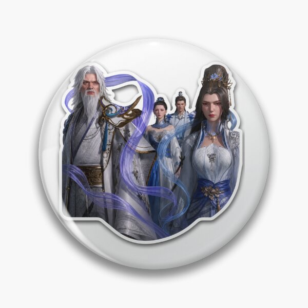 Item preview, Legendary Xianxia Heroes in Blue Attire designed and sold by Farheen786.