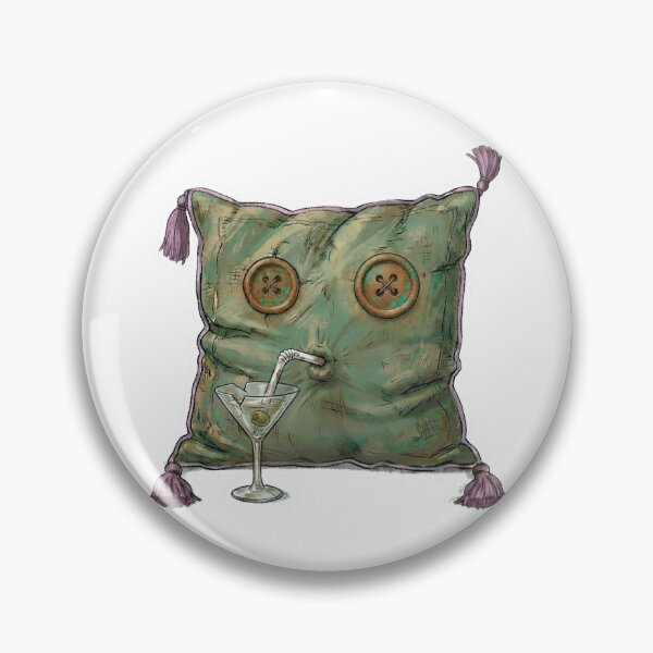 Item preview, Miss Snuggleworth #07: Tiny Martini for a Tired Pillow designed and sold by Quiet Joy Studio.