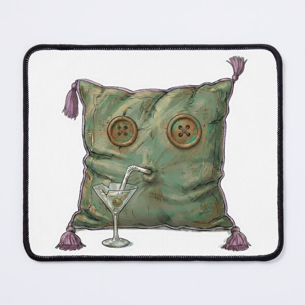 Item preview, Miss Snuggleworth #07: Tiny Martini for a Tired Pillow designed and sold by Quiet Joy Studio.