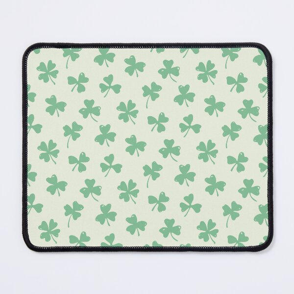 Item preview, Boho Clover Seamless Pattern. Lucky Four Leaf Clover Floral Design. Cute Cottagecore Botanical Print designed and sold by SIR13.