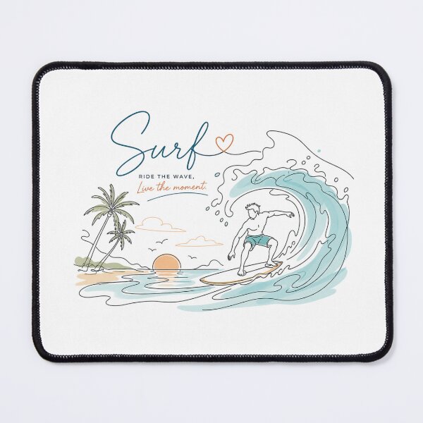 Item preview, Surf the Wave – Art Illustration designed and sold by Newthingzy.