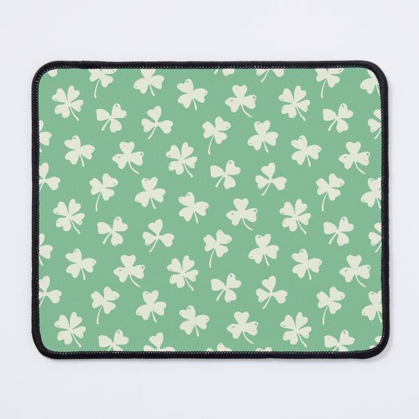 Item preview, Boho Clover Seamless Pattern. Lucky Four Leaf Clover Floral Design. Cute Cottagecore Botanical Print designed and sold by SIR13.