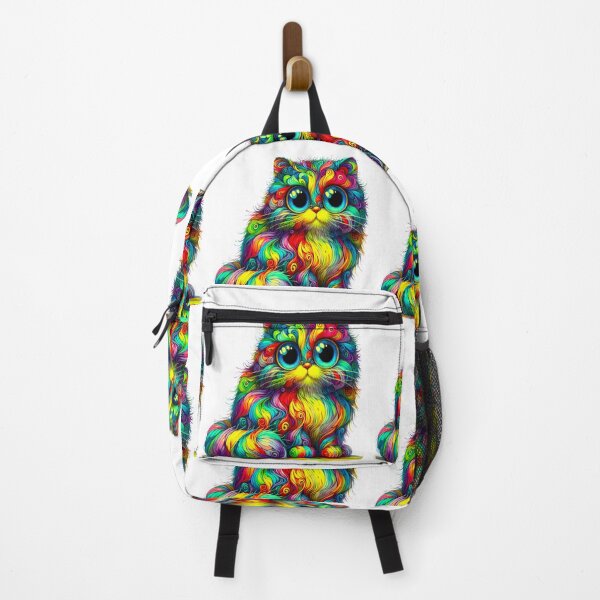 Item preview, Cat with a coat of many colors designed and sold by LoneAngel.