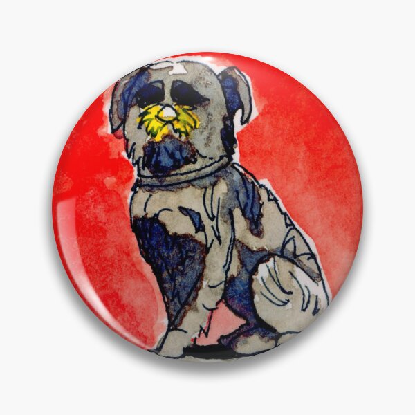Item preview, Quirky Greyfriars Bobby Ink and Watercolor Art Illustration designed and sold by Fairfax-Curator.