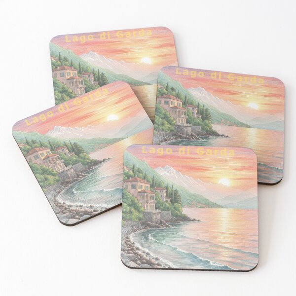 Item preview, Evening sunset at Lago di Garda, Italy.    designed and sold by Done By the G.