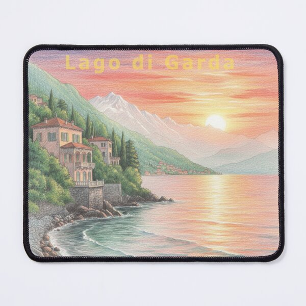 Item preview, Evening sunset at Lago di Garda, Italy. designed and sold by Done By the G.