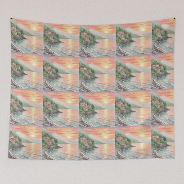 Item preview, Evening sunset at Lago di Garda, Italy.    designed and sold by Done By the G.