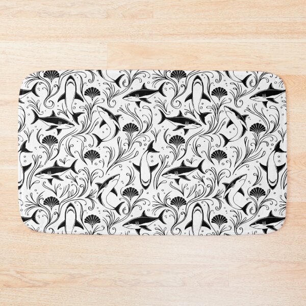 Item preview, Shell Shark (Black n White) designed and sold by Doodloom.