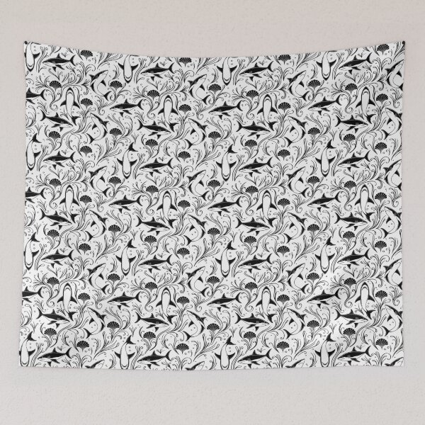 Item preview, Shell Shark (Black n White) designed and sold by Doodloom.