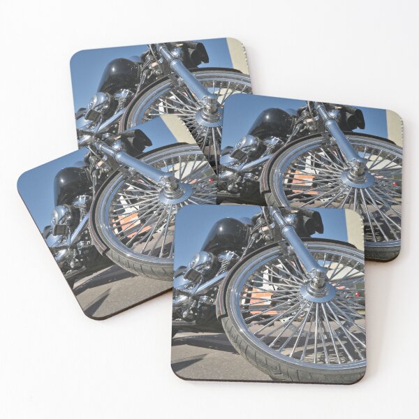 Item preview, Shine of a motorcycles chrome wheel, original photography designed and sold by studio838.