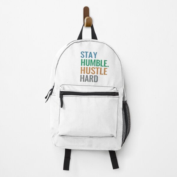 Item preview, Stay Humble Hustle Hard • Bold Motivational Quote • Colorful Modern Typography Art designed and sold by Bright Nest Studio.