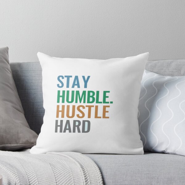 Item preview, Stay Humble Hustle Hard • Bold Motivational Quote • Colorful Modern Typography Art designed and sold by Bright Nest Studio.