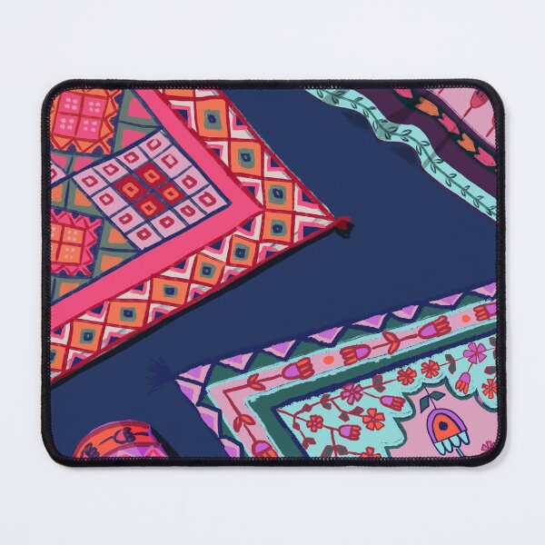 Item preview, Boho carpet illustration  designed and sold by Storiesoftheland.
