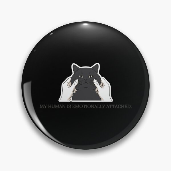 Item preview, Camiseta "Mi humano está emocionalmente apegado" – Regalo divertido para amantes de los gatos – Diseño con humor para dueños de mascotas designed and sold by Safe Haven Pets.