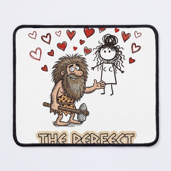 Item preview, The Perfect Woman" Caveman Humor T-Shirt designed and sold by MaliceInWonderland.