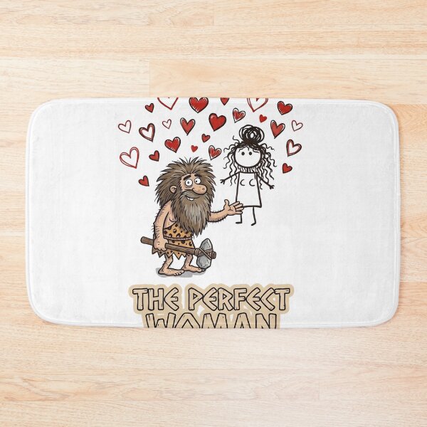 Item preview, The Perfect Woman" Caveman Humor T-Shirt designed and sold by MaliceInWonderland.