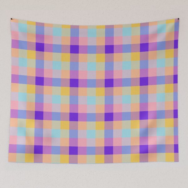 Item preview, Whimsical Rainbow Grid designed and sold by mmartabc.