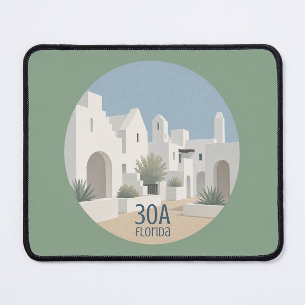 Item preview, 30A Florida Coastal Architecture Illustration | Minimal Beach Town Aesthetic designed and sold by SimplyJasper.