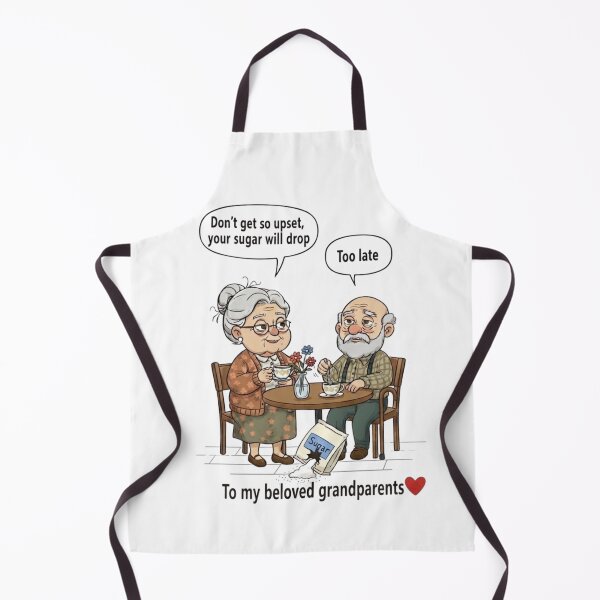 Item preview, Funny grandparents sweet humor meme illustration designed and sold by MaliceInWonderland.