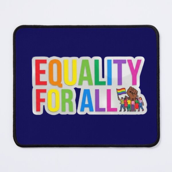 Item preview, Rainbow Equality for All - Retro Bold Social Justice Sticker designed and sold by Trigart-art.