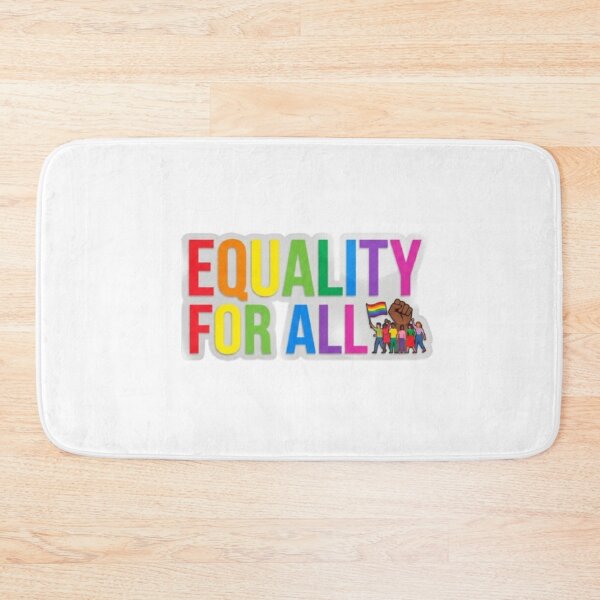 Item preview, Rainbow Equality for All - Retro Bold Social Justice Sticker designed and sold by Trigart-art.