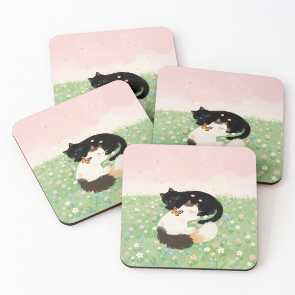 Item preview, Black cat and white cat designed and sold by xianxiu-ling.