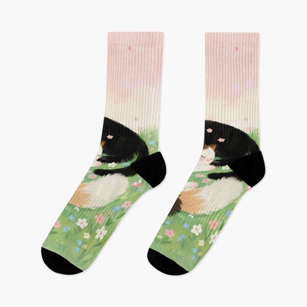 Item preview, Black cat and white cat designed and sold by xianxiu-ling.