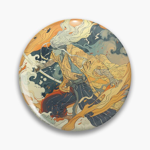 Item preview, A Japanese samurai who uses fire magic designed and sold by whiteblackcat.