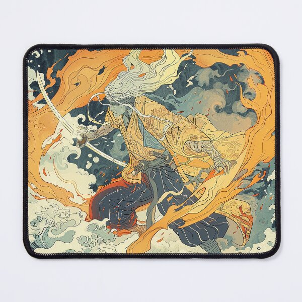Item preview, A Japanese samurai who uses fire magic designed and sold by whiteblackcat.