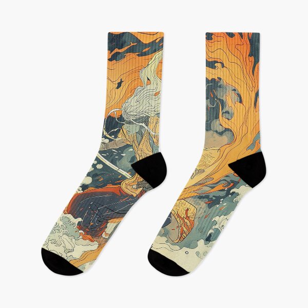 Item preview, A Japanese samurai who uses fire magic designed and sold by whiteblackcat.