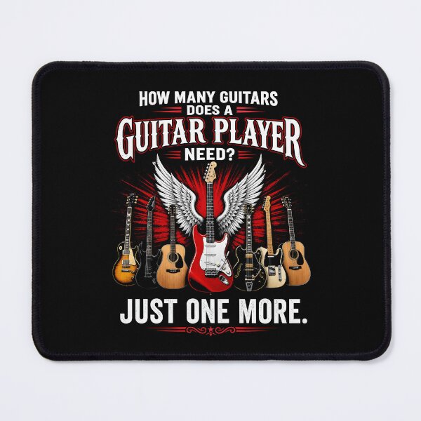 Item preview, How many guitars does a guitar player need Just one more  designed and sold by zoes-ink.