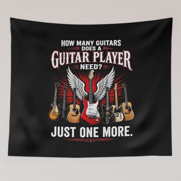 Item preview, How many guitars does a guitar player need Just one more  designed and sold by zoes-ink.