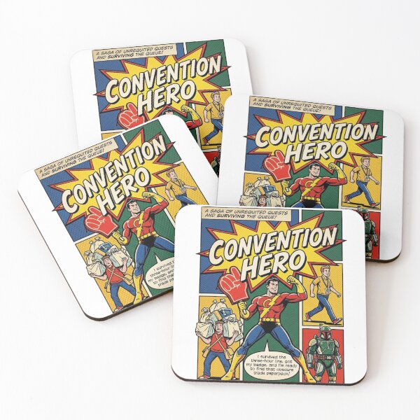 Item preview, Convention Hero Retro Comic Convention Humor Shirt designed and sold by Fantsy-world.