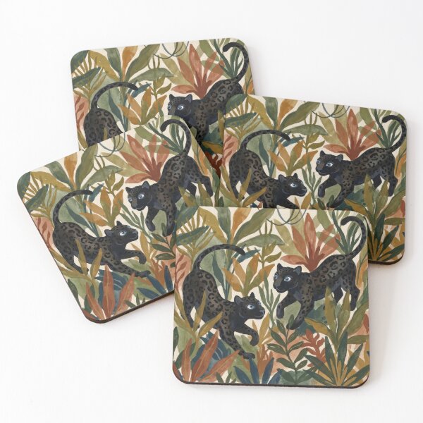 Item preview, Curious Leopards Among Leaves designed and sold by mmartabc.