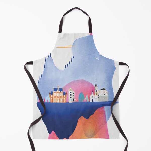 Artikelvorschau, Erfurt germany watercolor mix entworfen und verkauft von soartshop.