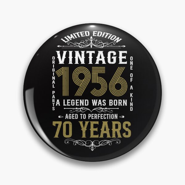 Item preview, Vintage 1956, 70th Birthday Limited Edition Retro Bday Gift designed and sold by FernaRoje.