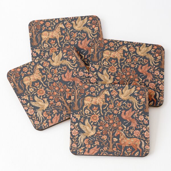 Item preview, Dark Botanical Horse Garden designed and sold by mmartabc.