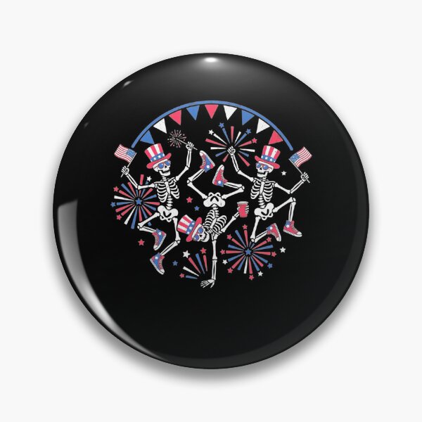Item preview, 4th July Skeletons Dance Fireworks Patriotic Women Men Kids  designed and sold by clothesy7.